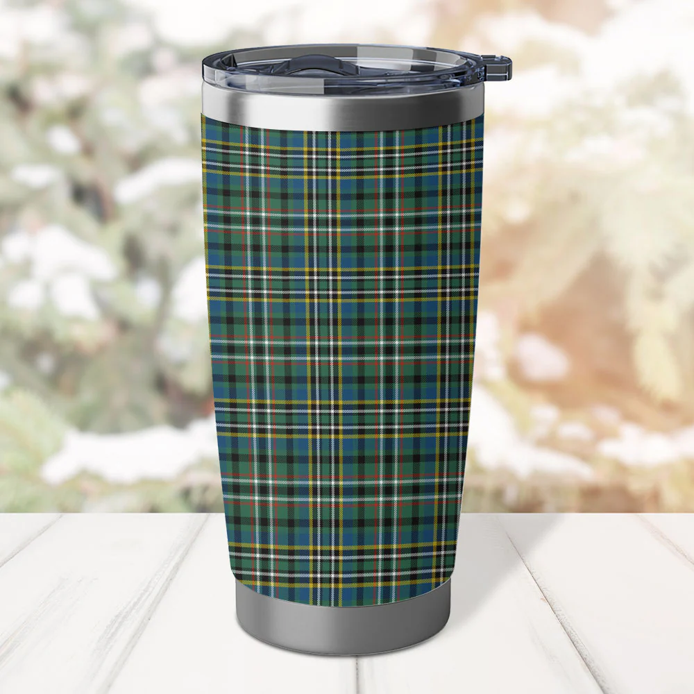 Scottish SCOTT GREEN ANCIENT Clan Badge Tartan Tumbler - Image 3