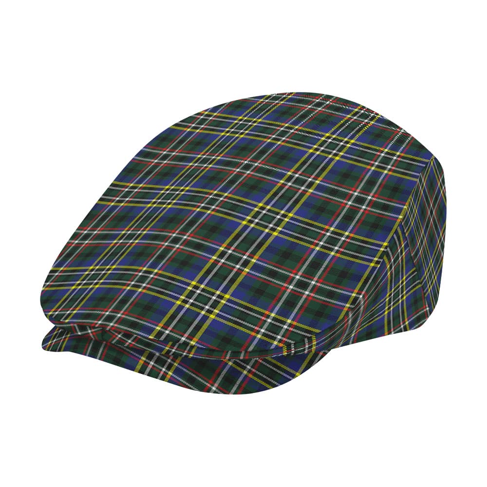 Scottish Scott Green Modern Tartan Flat Cap - Image 2