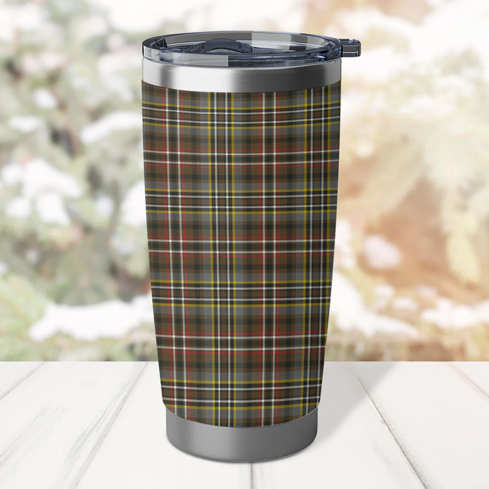 Scottish SCOTT GREEN WEATHERED Clan Badge Tartan Tumbler - Image 3