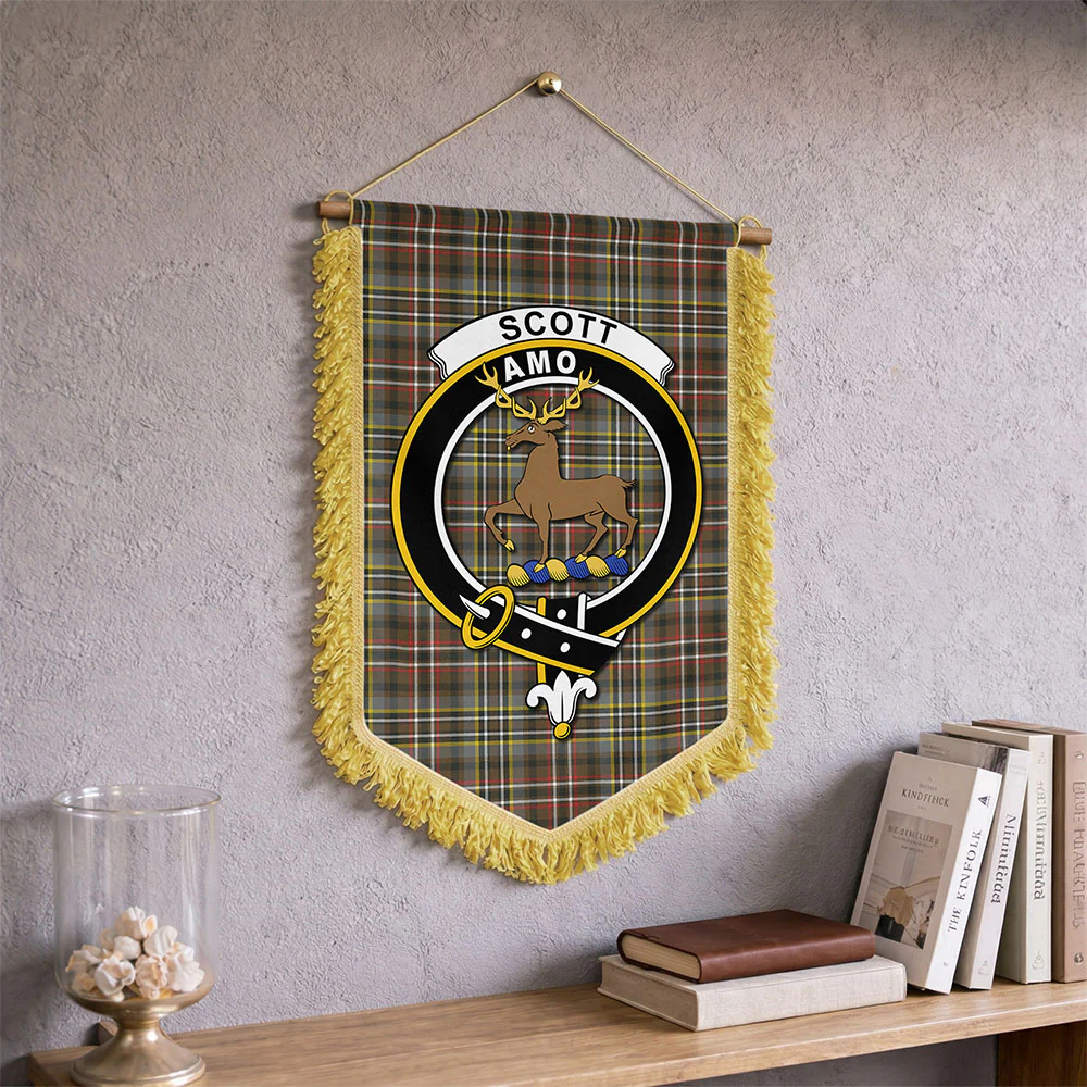 Scottish SCOTT GREEN WEATHERED Clan Badge Tartan Wall Hanging Banner - Image 2