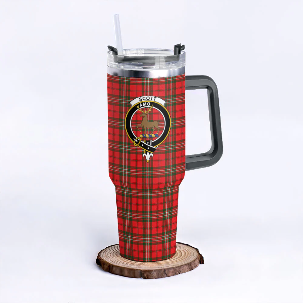 Scottish SCOTT MODERN Clan Badge Tartan 40oz Tumbler - Image 6