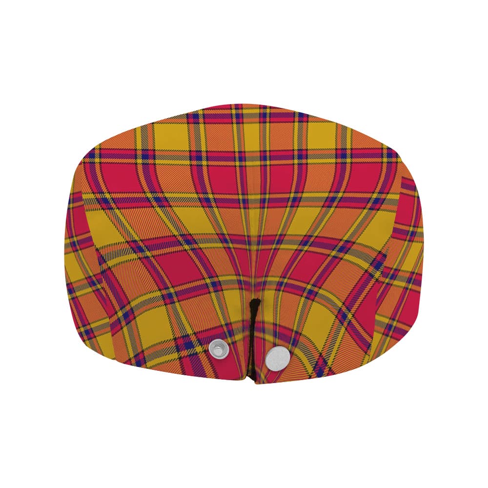 Scottish Scrymgeour Tartan Flat Cap - Image 4