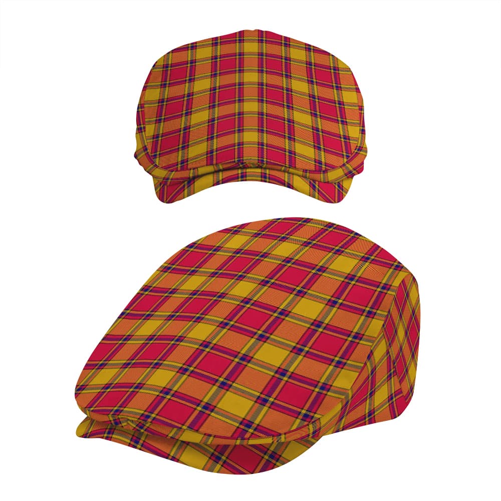 Scottish Scrymgeour Tartan Flat Cap - Image 5