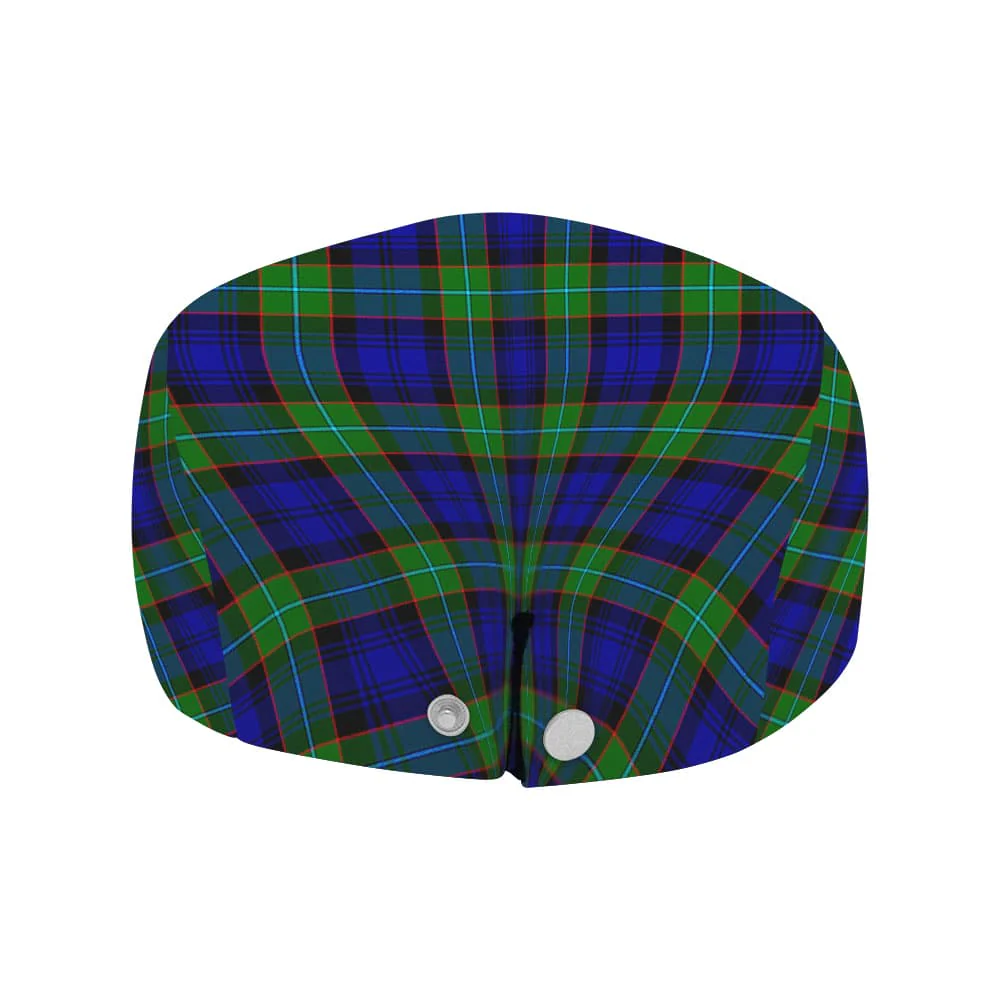 Scottish Sempill Clan Badge Tartan Flat Cap - Image 4