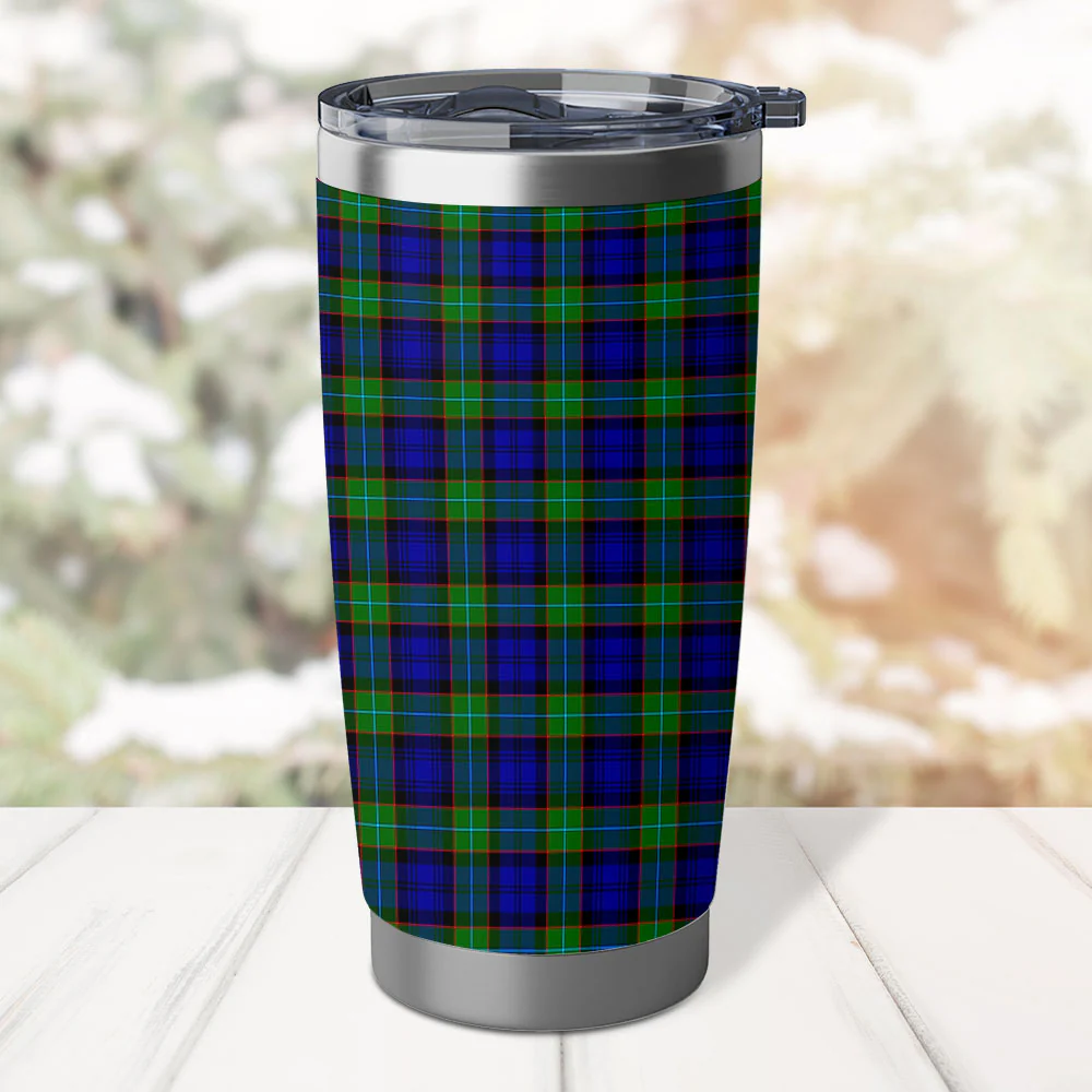 Scottish Sempill Modern Clan Badge Tartan Tumbler - Image 3