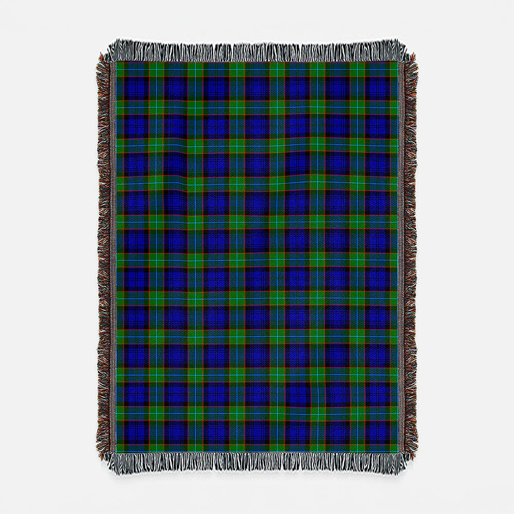 Scottish Sempill Modern Clan Badge Tartan Woven Blanket