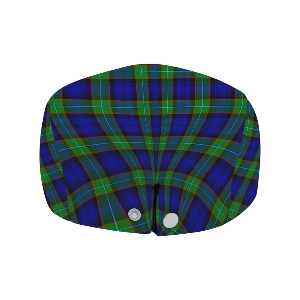 Scottish Sempill Modern Tartan Flat Cap - Image 4