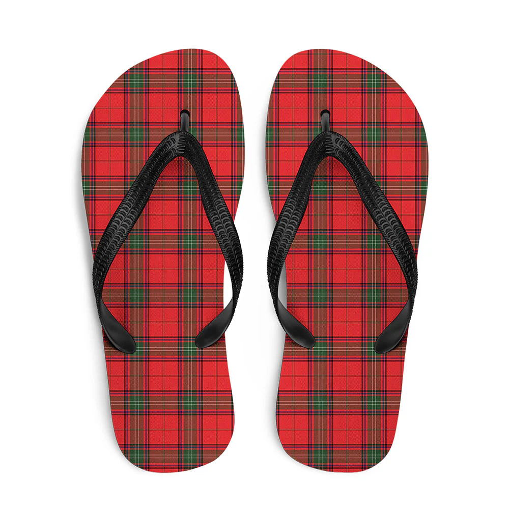 Scottish Seton Modern Clan Badge Tartan Flip Flops
