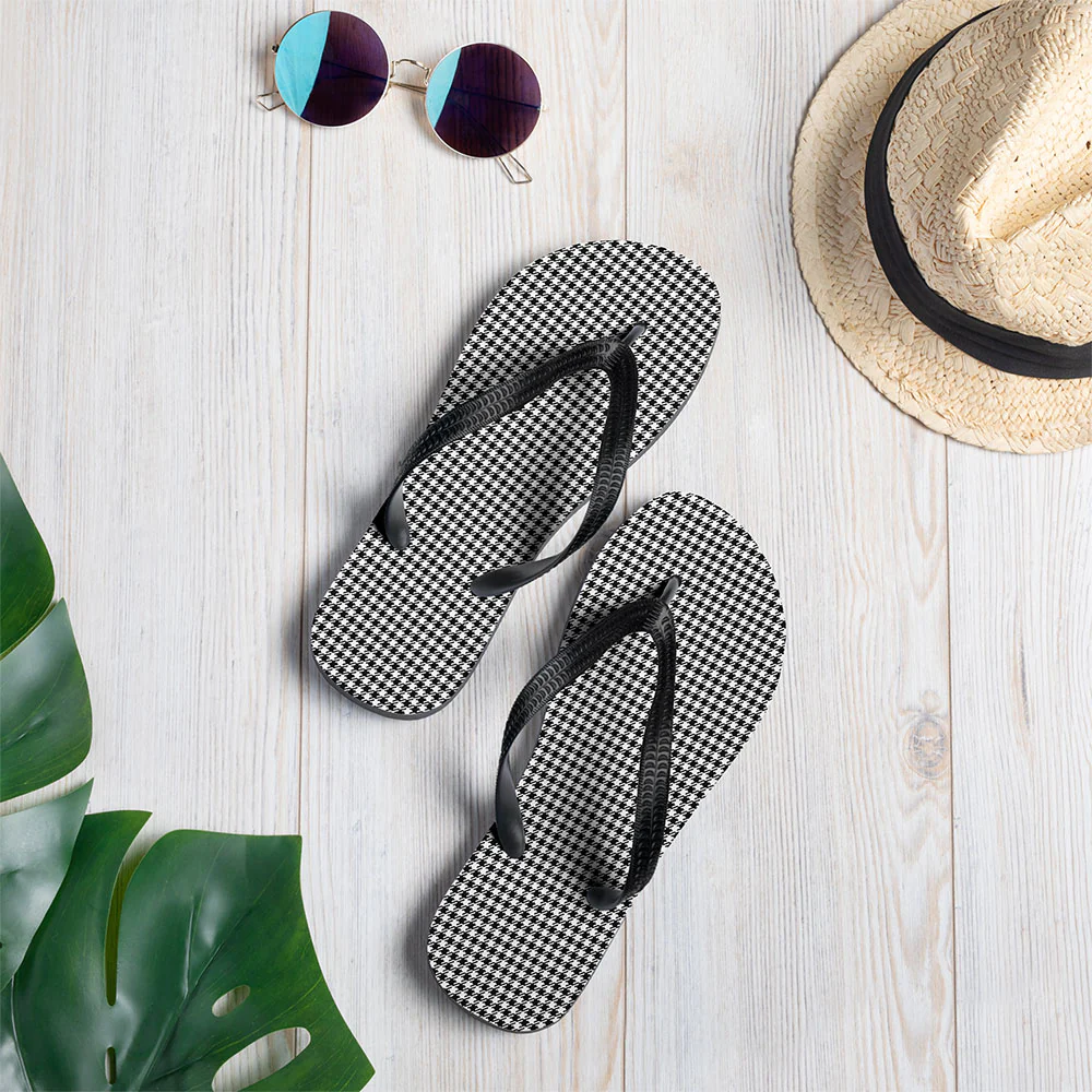 Scottish Shepherd Clan Badge Tartan Flip Flops - Image 2