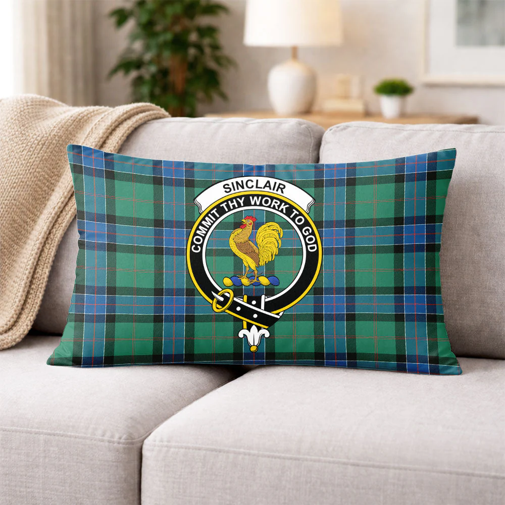 Scottish Sinclair Hunting Ancient Clan Badge Tartan Pillow Case - Image 3