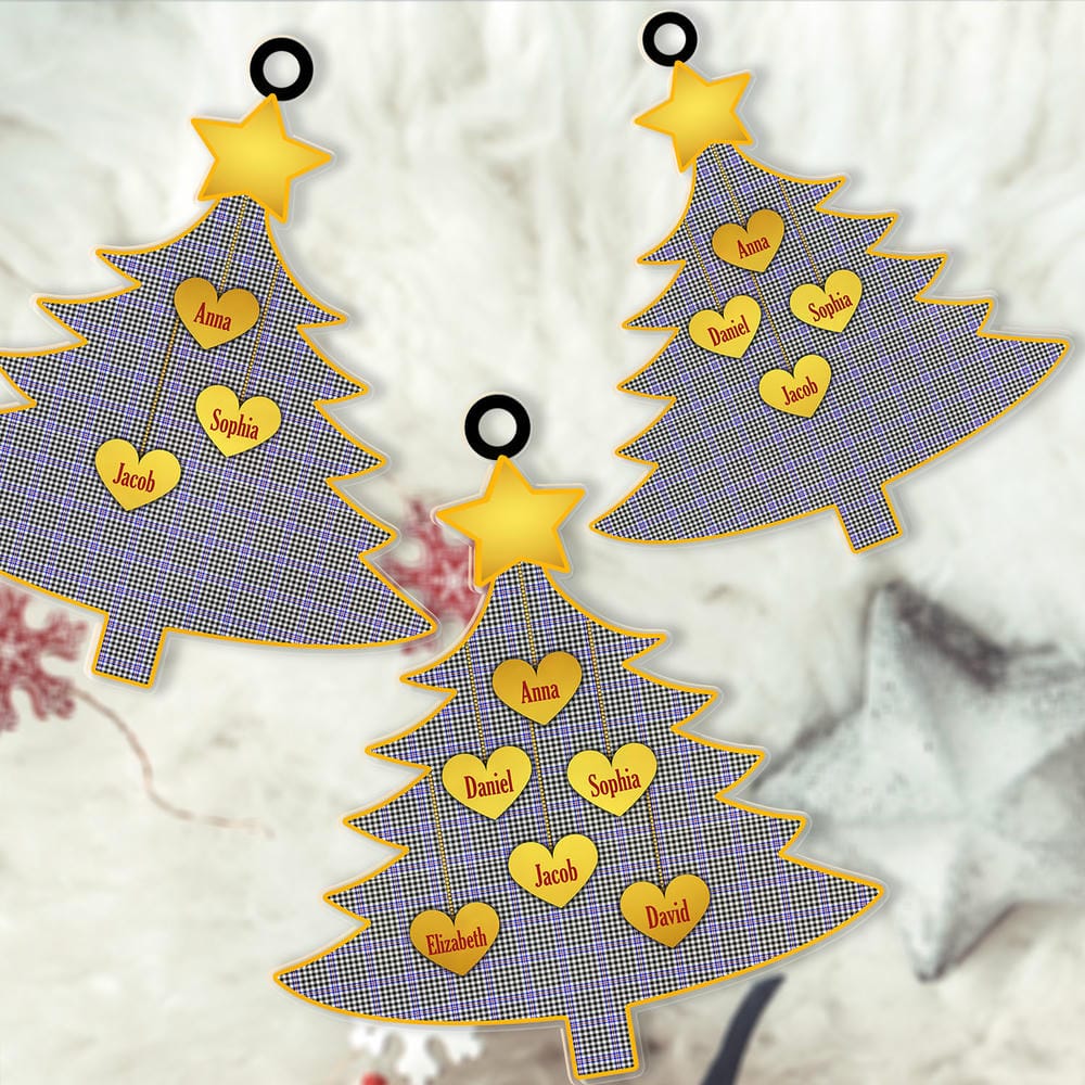 Scottish Sir Walter Scott Tartan Ornament Custom Family Christmas Tree - Image 2