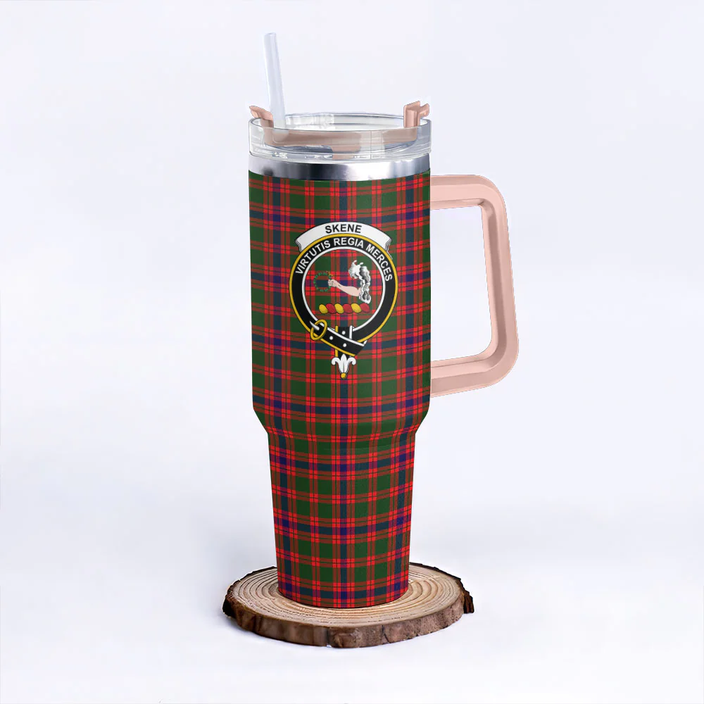 Scottish Skene Modern Clan Badge Tartan 40oz Tumbler - Image 4