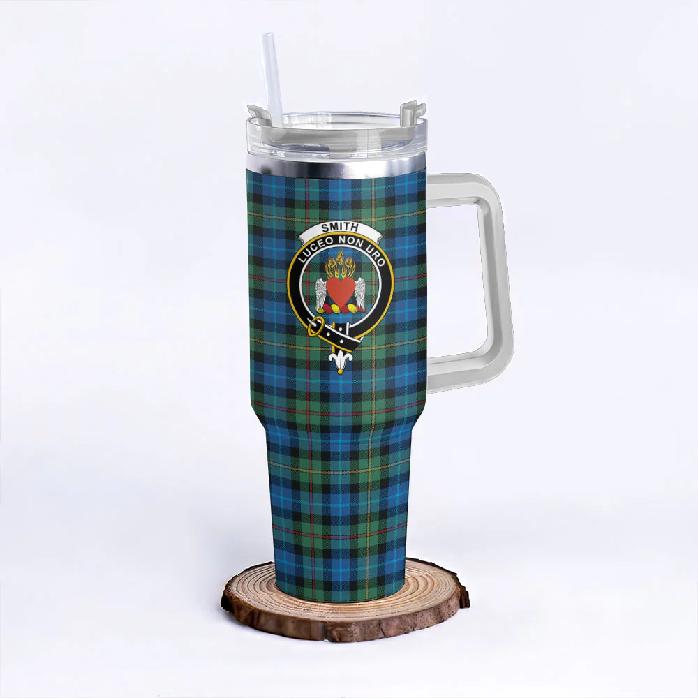 Scottish Smith Ancient Clan Badge Tartan 40oz Tumbler