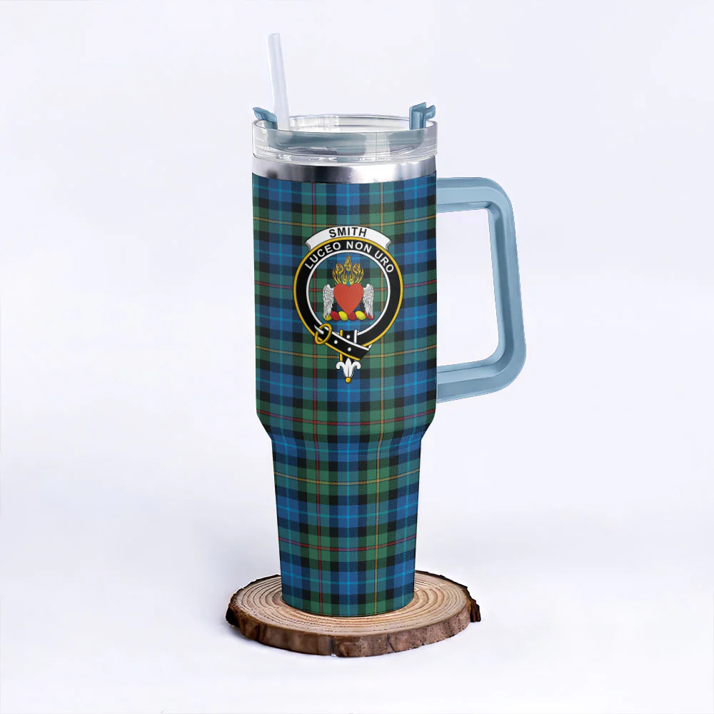Scottish Smith Ancient Clan Badge Tartan 40oz Tumbler - Image 5