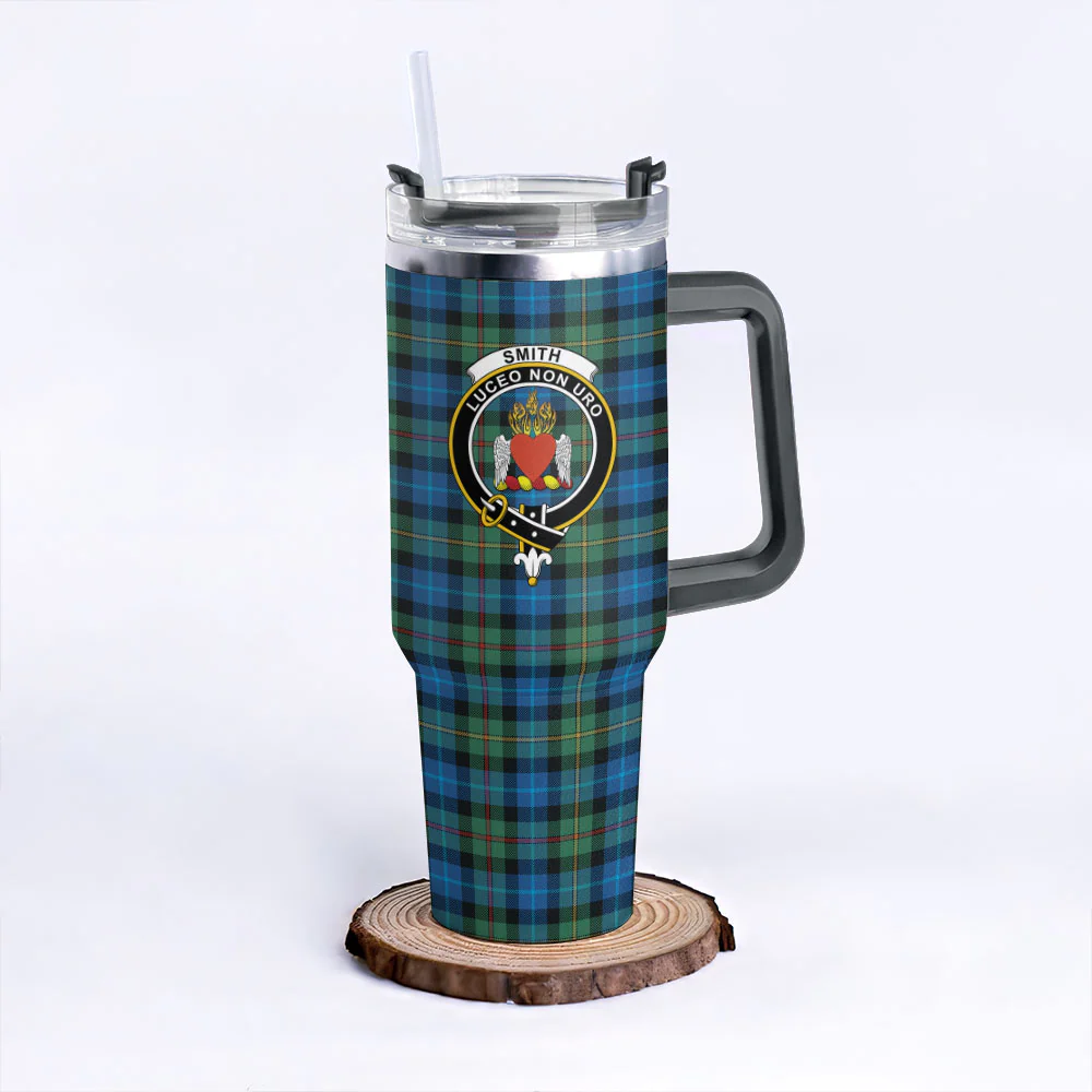 Scottish Smith Ancient Clan Badge Tartan 40oz Tumbler - Image 6