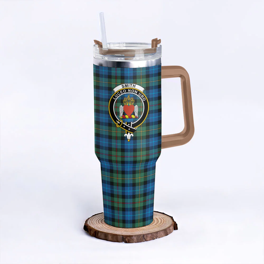 Scottish Smith Ancient Clan Badge Tartan 40oz Tumbler - Image 9