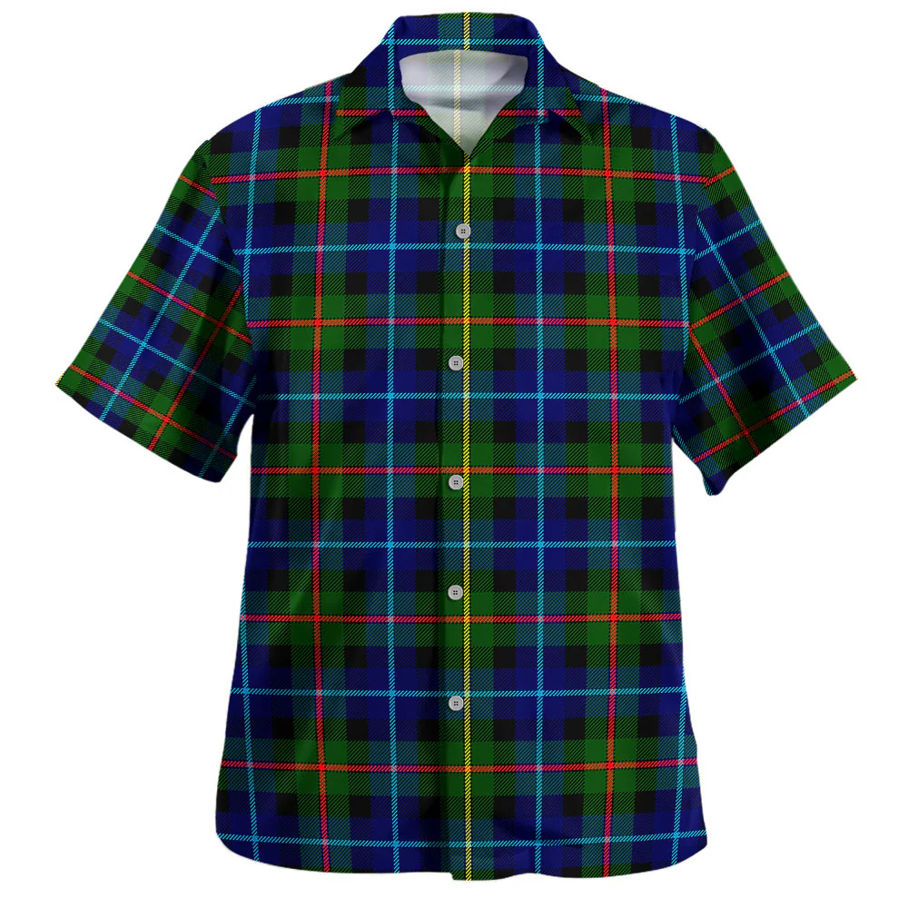 Scottish Smith Modern Clan Badge Tartan Hawaiian Shirt