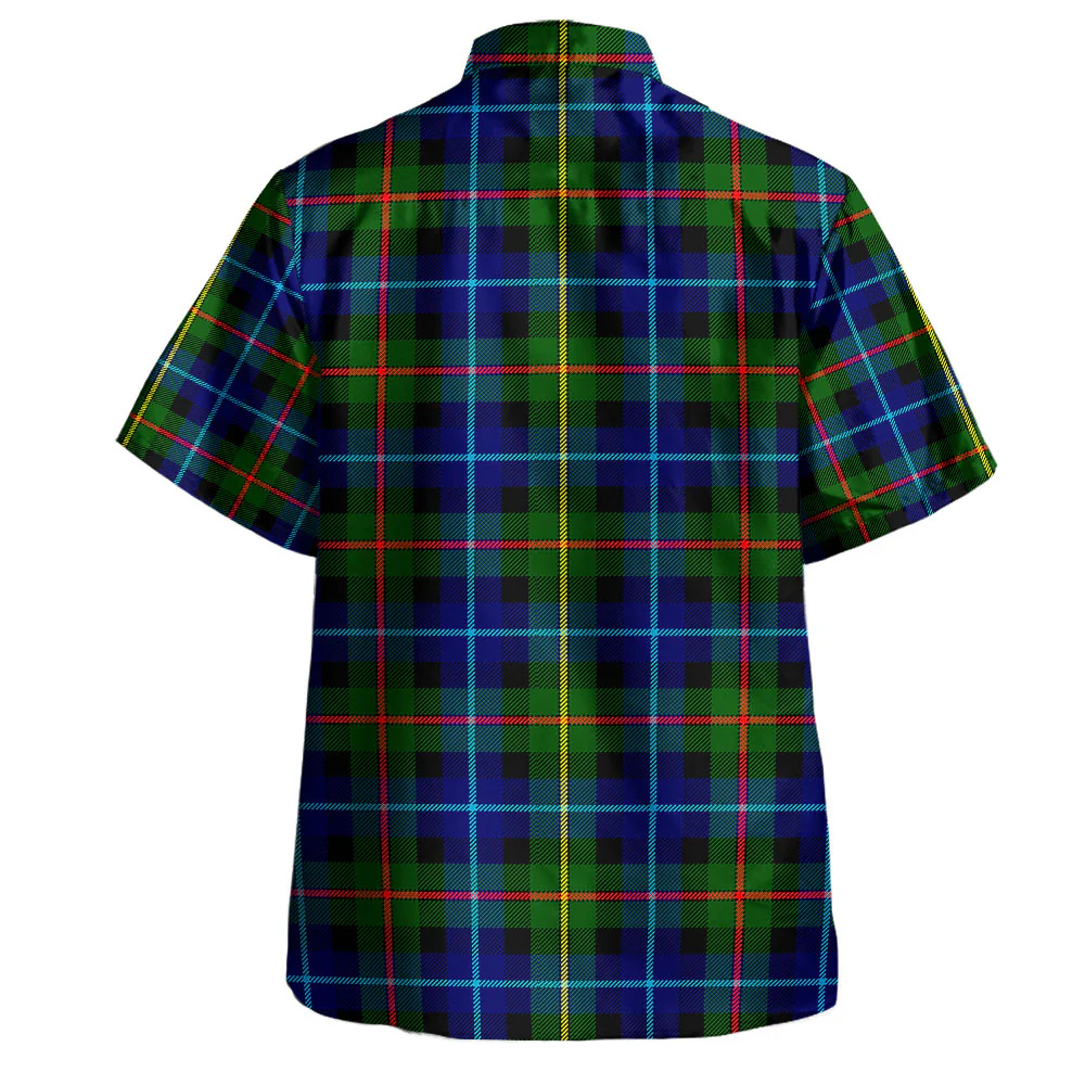 Scottish Smith Modern Clan Badge Tartan Hawaiian Shirt - Image 3