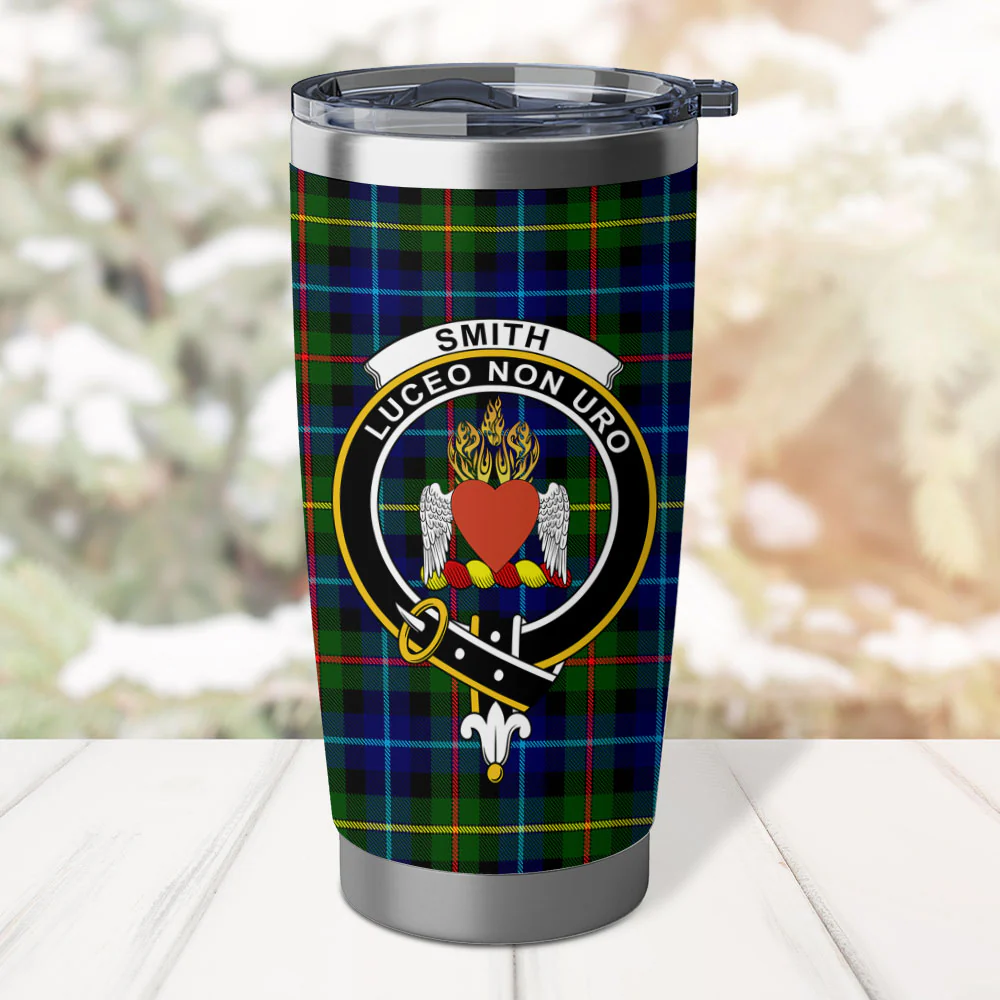 Scottish Smith Modern Clan Badge Tartan Tumbler - Image 2