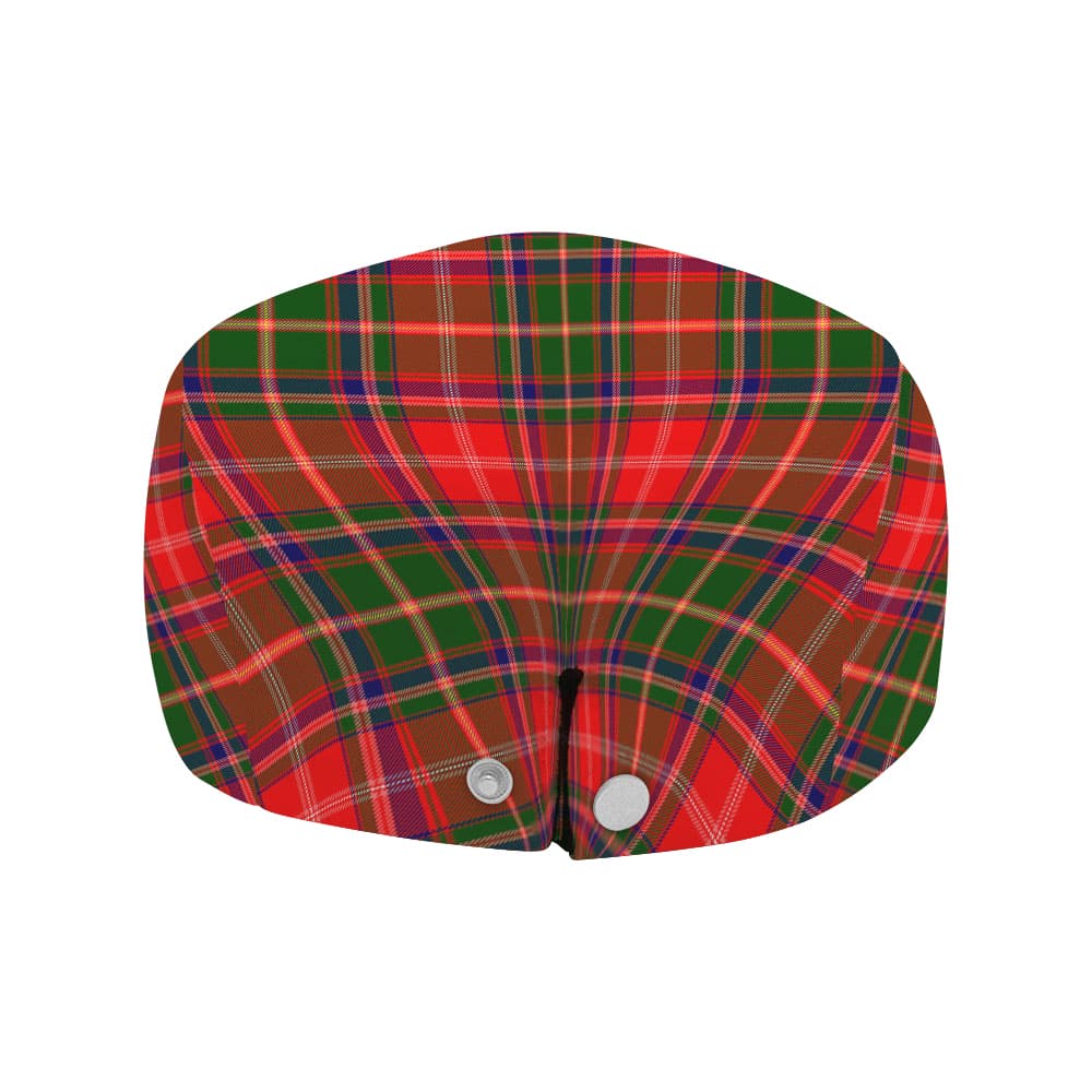 Scottish Somerville Modern Tartan Flat Cap - Image 4