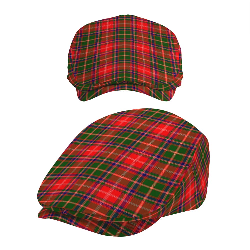 Scottish Somerville Modern Tartan Flat Cap - Image 5