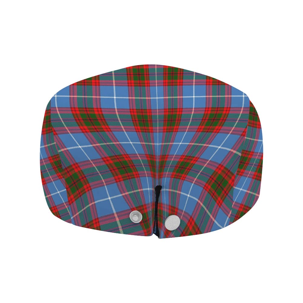 Scottish Spalding Clan Badge Tartan Flat Cap - Image 4