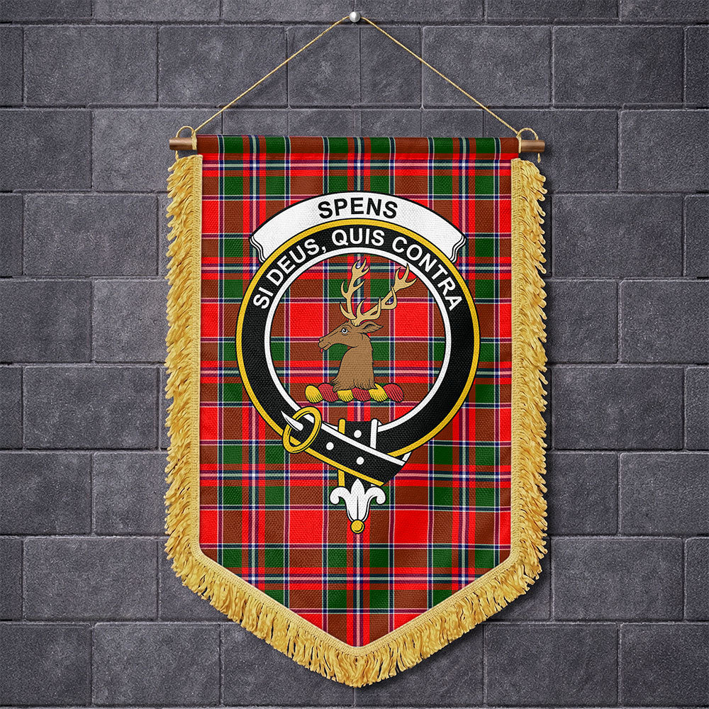 Scottish Spens Modern Clan Badge Tartan Wall Hanging Banner