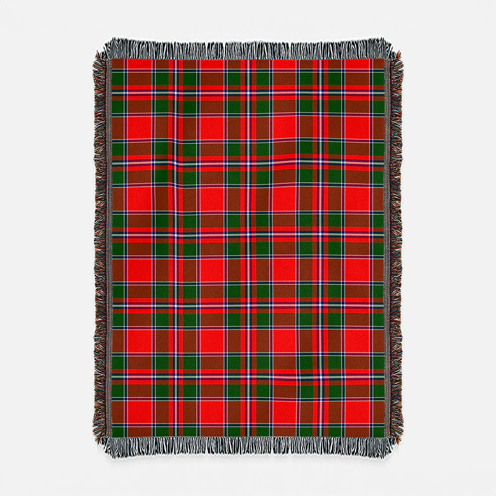 Scottish Spens Modern Clan Badge Tartan Woven Blanket