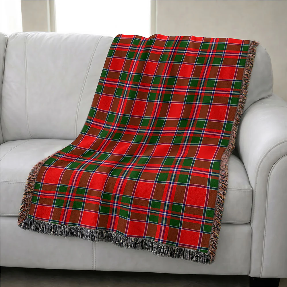Scottish Spens Modern Clan Badge Tartan Woven Blanket - Image 4