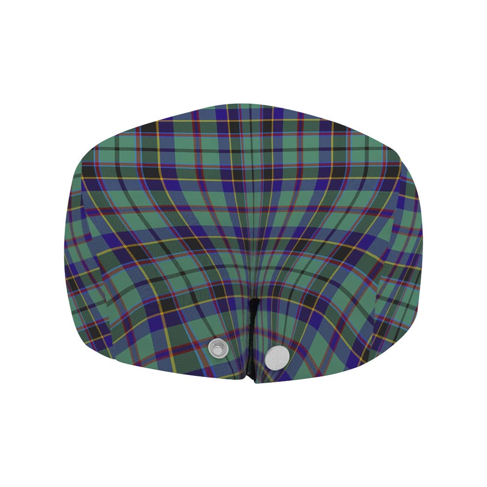 Scottish Stevenson Tartan Flat Cap - Image 4