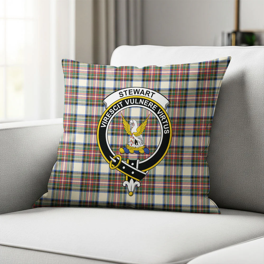 Scottish Stewart Dress Ancient Clan Badge Tartan Pillow Case - Image 2