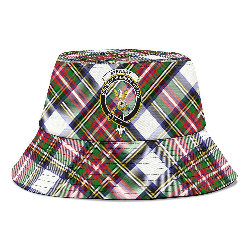 Scottish Stewart Dress Modern Clan Badge Tartan Bucket Hat - Image 2