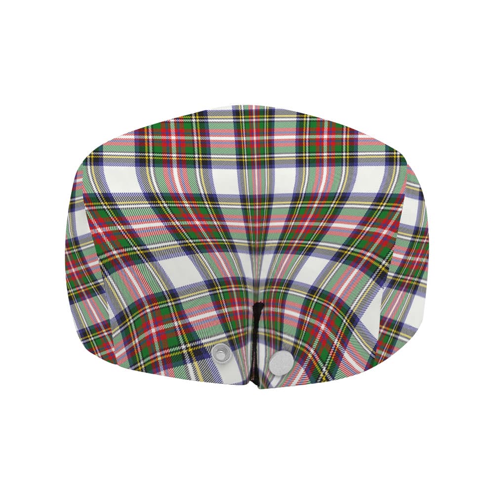 Scottish Stewart Dress Modern Tartan Flat Cap - Image 4
