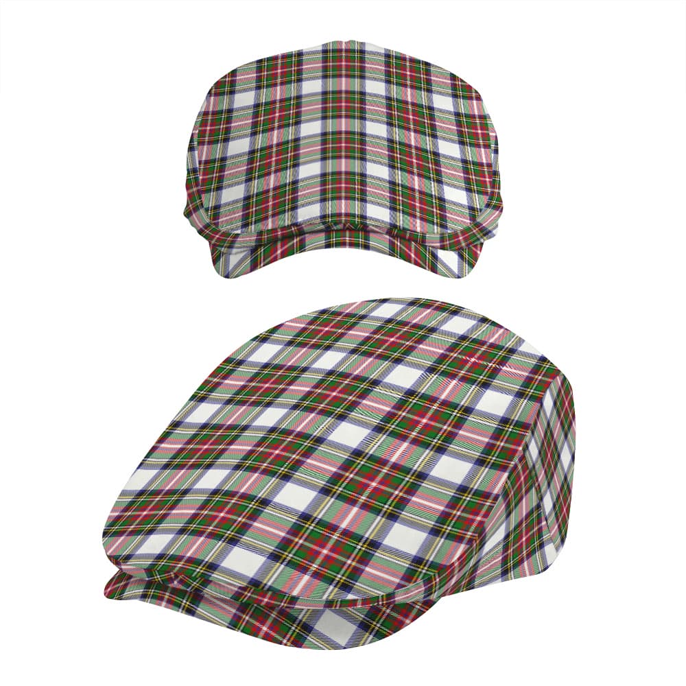 Scottish Stewart Dress Modern Tartan Flat Cap - Image 5