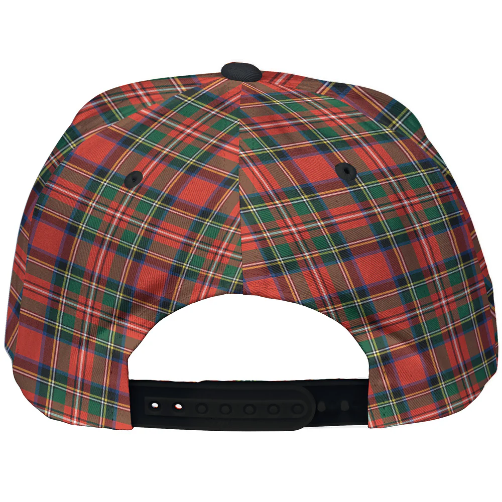 Scottish Stewart (High Stewards) Clan Badge Tartan Cap (Hope Custom) - Image 3
