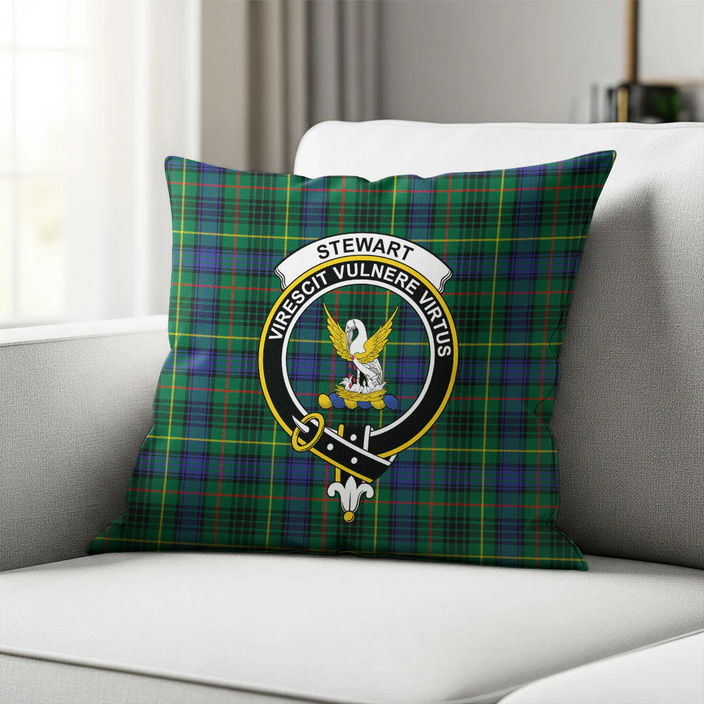Scottish Stewart Hunting Modern Clan Badge Tartan Pillow Case - Image 2