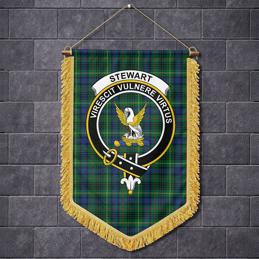Scottish Stewart Hunting Modern Clan Badge Tartan Wall Hanging Banner