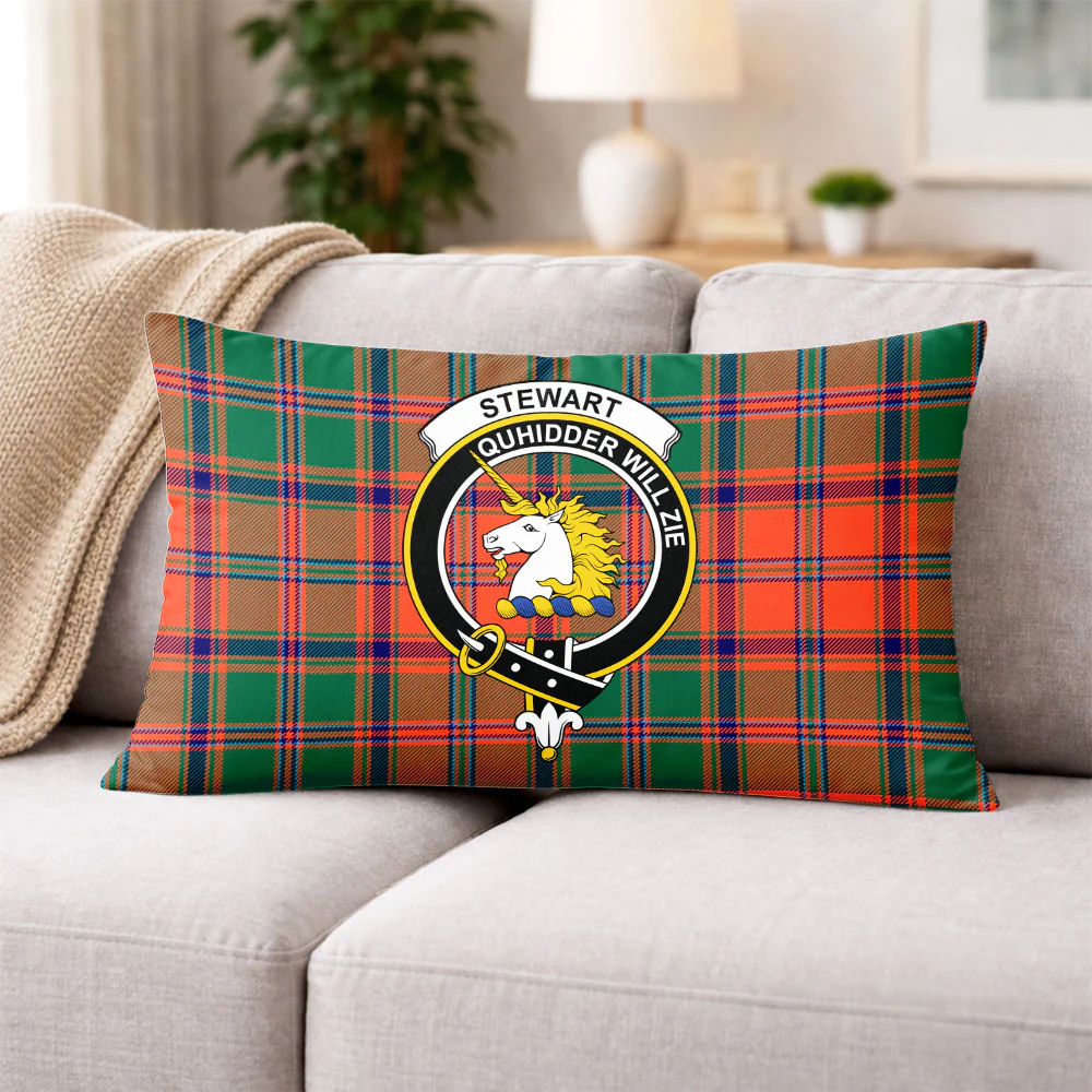 Scottish Stewart of Appin Ancient Clan Badge Tartan Pillow Case - Image 3