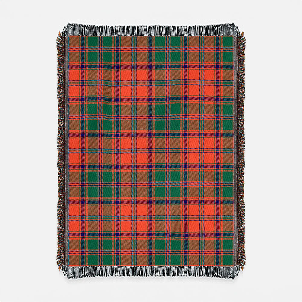 Scottish Stewart of Appin Ancient Clan Badge Tartan Woven Blanket