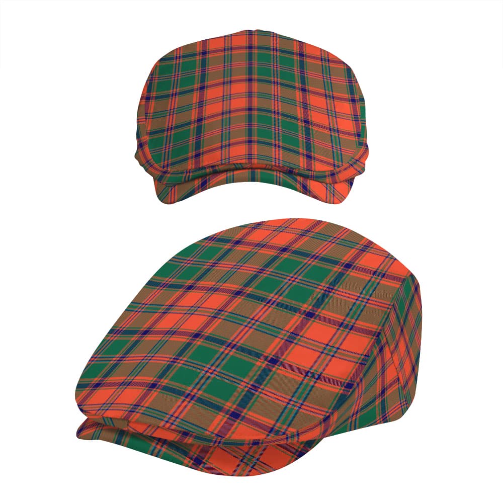 Scottish Stewart of Appin Ancient Tartan Flat Cap - Image 5