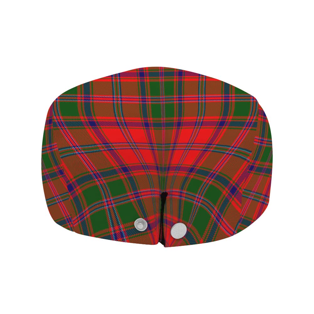 Scottish Stewart (of Appin) Clan Badge Tartan Flat Cap - Image 4