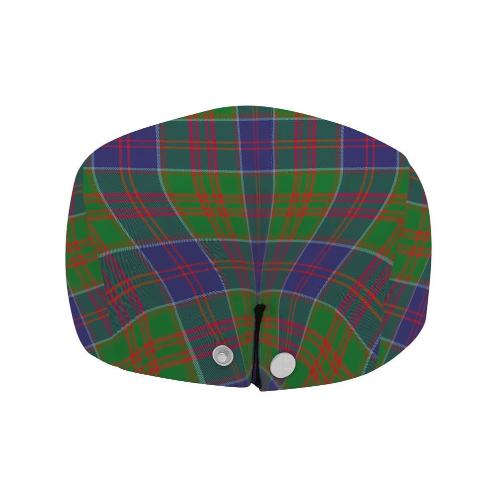 Scottish Stewart of Appin Hunting Modern Tartan Flat Cap - Image 4