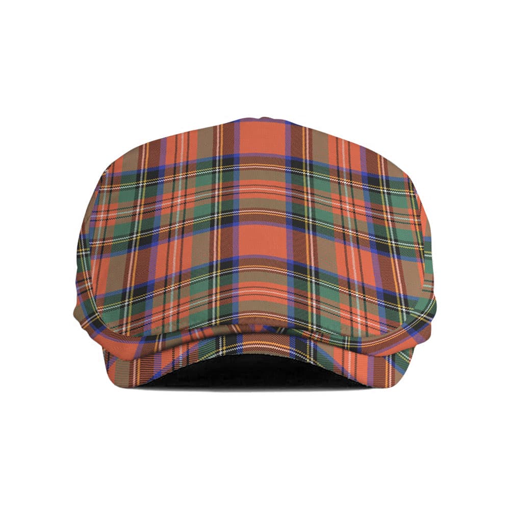 Scottish Stewart Royal Ancient Tartan Flat Cap