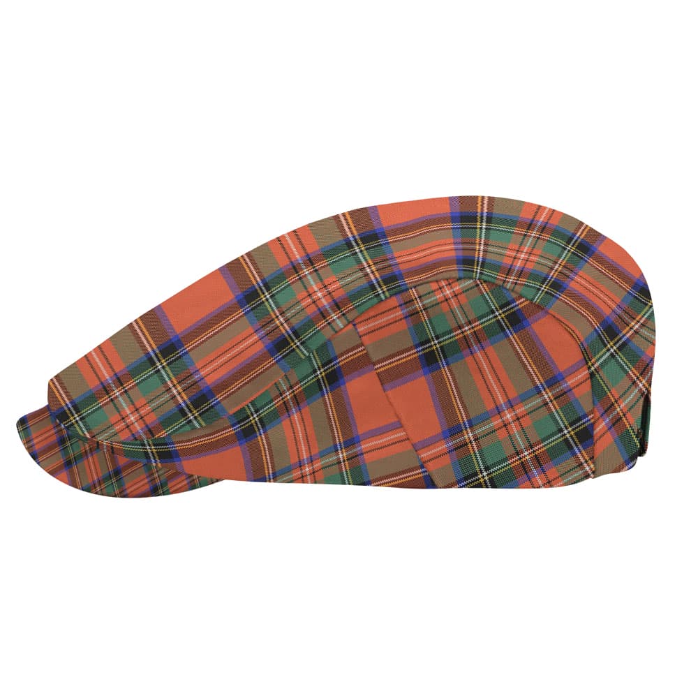 Scottish Stewart Royal Ancient Tartan Flat Cap - Image 3