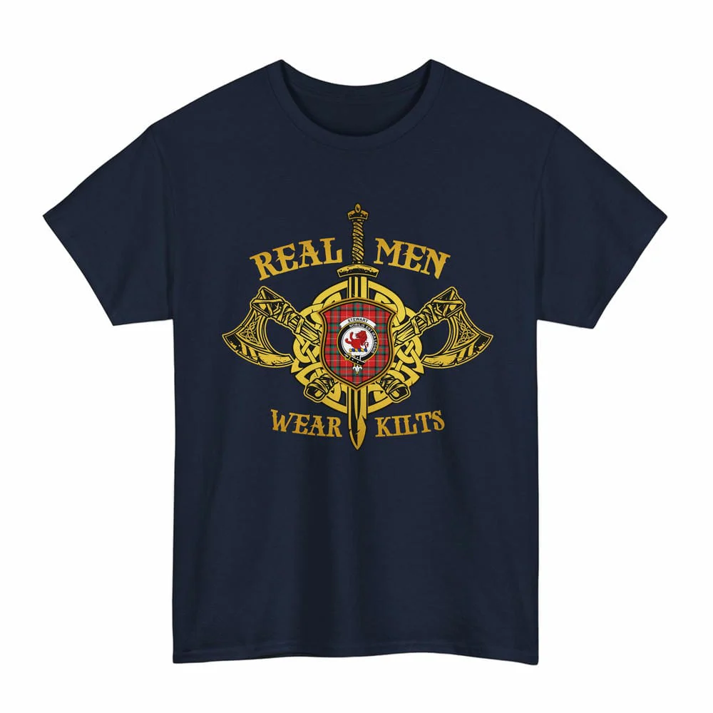 Scottish Stewart (Stuart) of Bute Clan Crest Tartan Unisex T-Shirt Real Men Wear Kilts - Image 7
