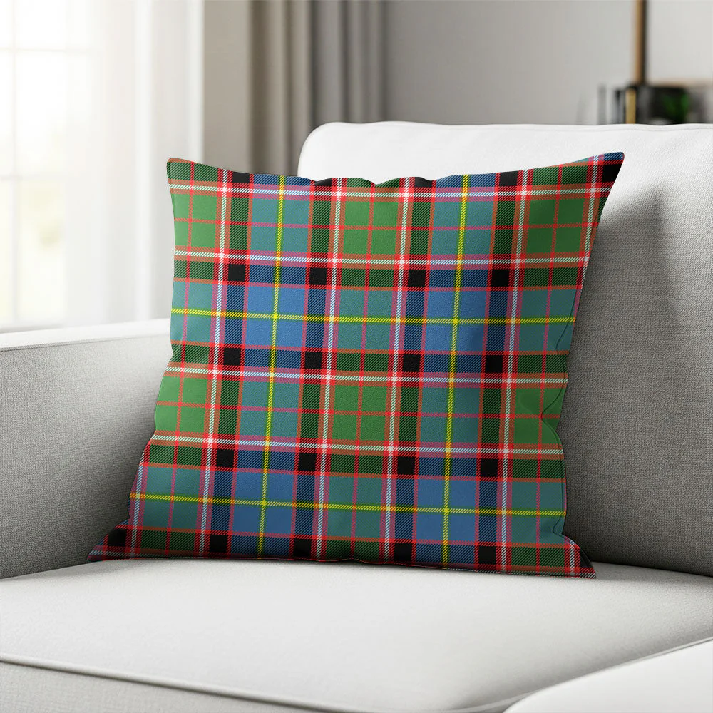 Scottish Stirling & Bannockburn District Clan Badge Tartan Pillow Case