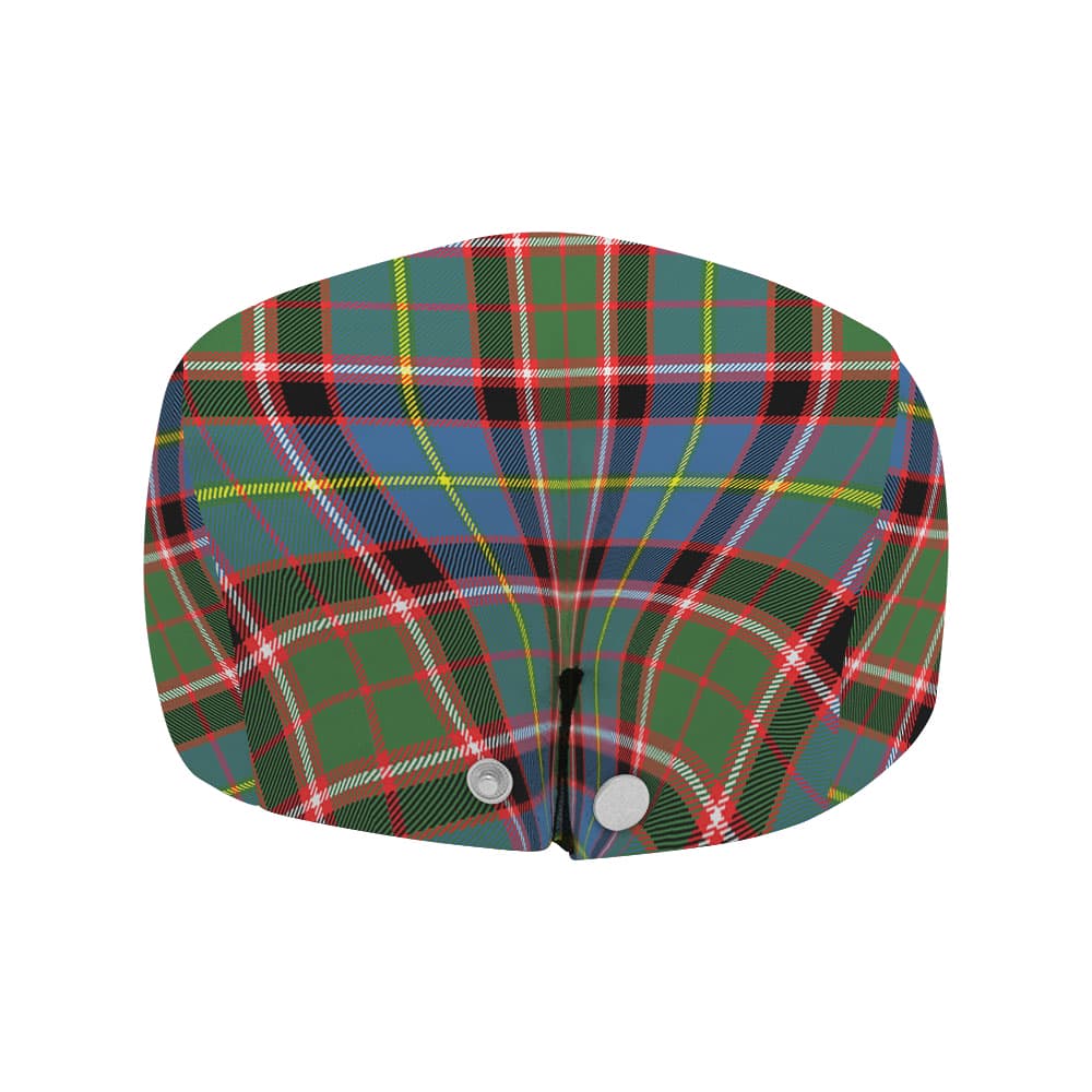 Scottish Stirling & Bannockburn District Tartan Flat Cap - Image 4