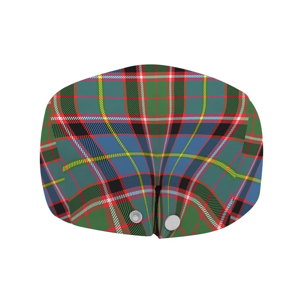 Scottish Stirling (of Cadder-Present Chief) Clan Badge Tartan Flat Cap - Image 4