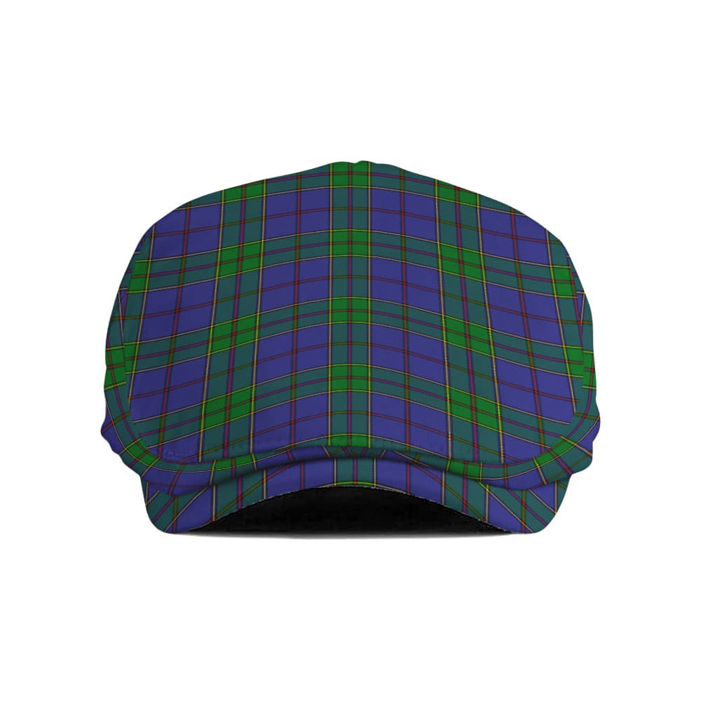Scottish Strachan Tartan Flat Cap