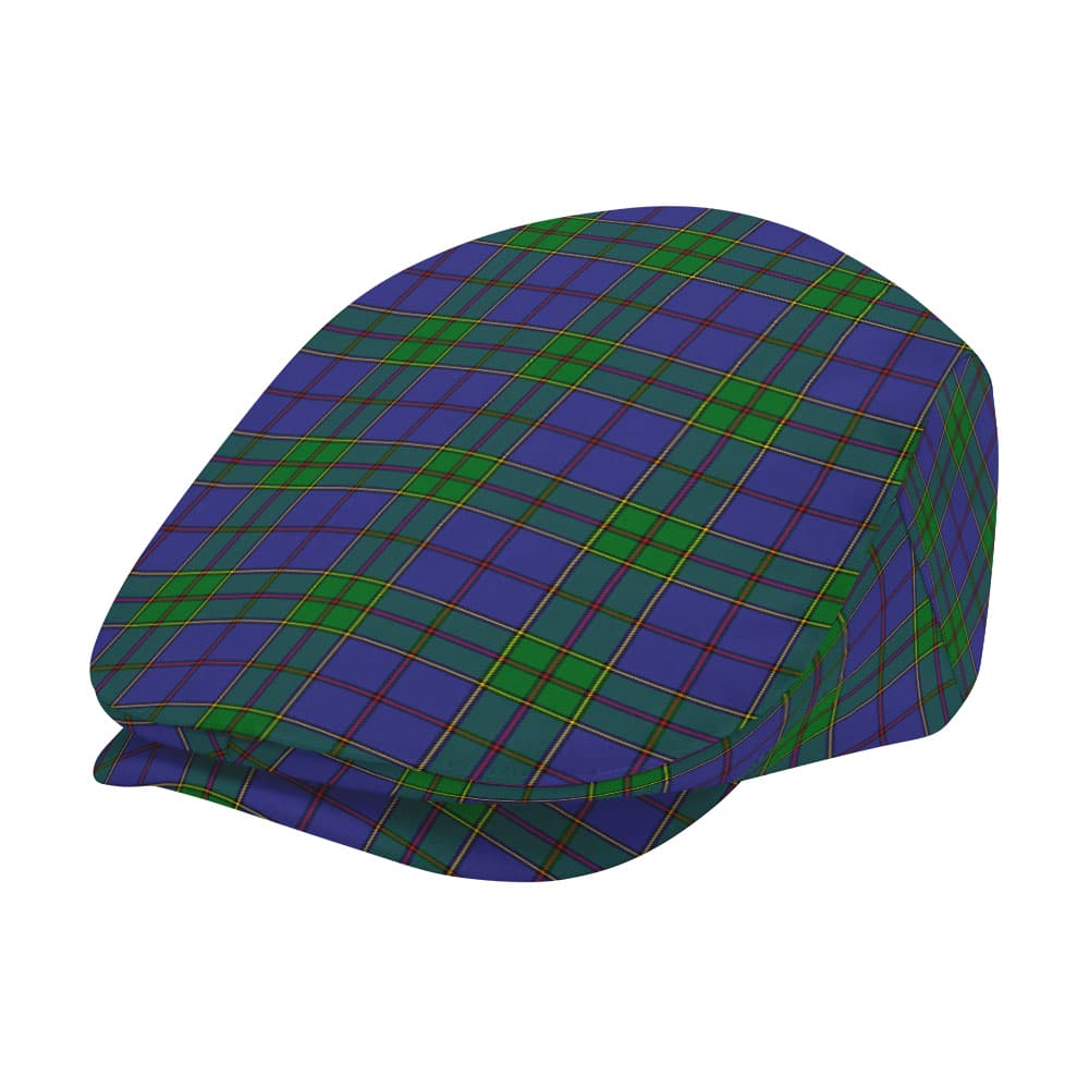 Scottish Strachan Tartan Flat Cap - Image 2